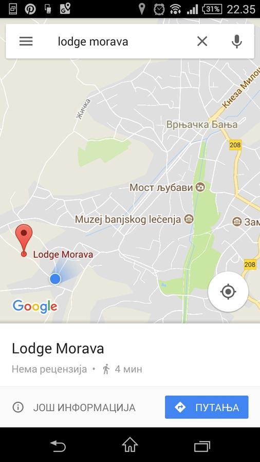 Lodge Morava Vrnjačka Banja Exteriör bild